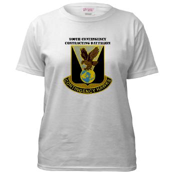900CCB - A01 - 04 - DUI - 900th Contingency Contracting Battalion with Text - Women's T-Shirt - Click Image to Close