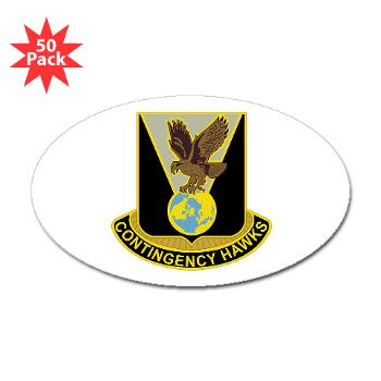 900CCB - M01 - 01 - DUI - 900th Contingency Contracting Battalion - Sticker (Oval 50 pk)
