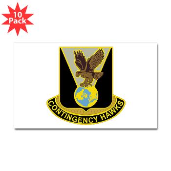 900CCB - M01 - 01 - DUI - 900th Contingency Contracting Battalion - Sticker (Rectangle 10 pk)