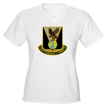 900CCB - A01 - 04 - DUI - 900th Contingency Contracting Battalion - Women's V-Neck T-Shirt - Click Image to Close