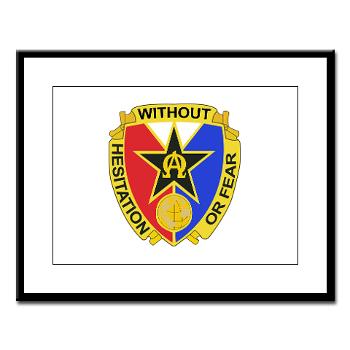 901CCB - M01 - 02 - DUI - 901st Contingency Contracting Battalion - Large Framed Print - Click Image to Close
