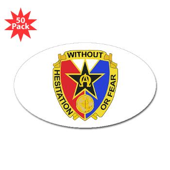 901CCB - M01 - 01 - DUI - 901st Contingency Contracting Battalion - Sticker (Oval 50 pk) - Click Image to Close