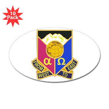 902CCB - M01 - 01 - DUI - 902nd Contingency Contracting Battalion - Sticker (Oval 10 pk)