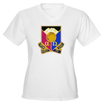 902CCB - A01 - 04 - DUI - 902nd Contingency Contracting Battalion - Women's V-Neck T-Shirt