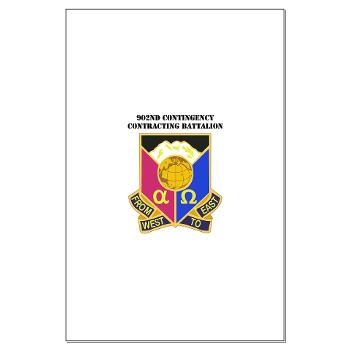 902CCB - M01 - 02 - DUI - 902nd Contingency Contracting Battalion with Text - Large Poster