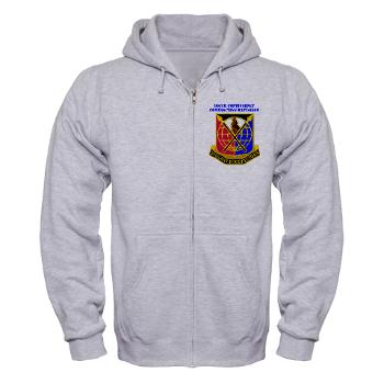 904CCB - A01 - 03 - DUI - 904TH Contingency Contracting Battalion with text Zip Hoodie