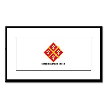937EG - M01 - 02 - DUI - 937th Engineer Group with Text - Small Framed Print