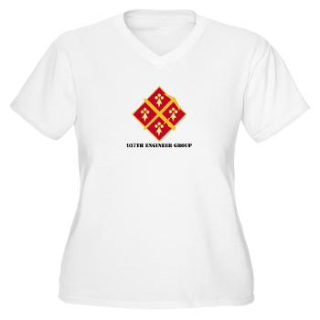 937EG - A01 - 04 - DUI - 937th Engineer Group with Text - Women's T-Shirt