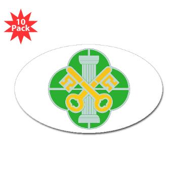 93MP - M01 - 01 - DUI - 93rd Military Police Battalion - Sticker (Oval 10 pk)