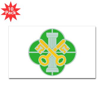 93MP - M01 - 01 - DUI - 93rd Military Police Battalion - Sticker (Rectangle 10 pk)