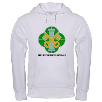93MP - A01 - 03 - DUI - 93rd Military Police Battalion with Text - Hooded Sweatshirt