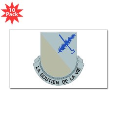 94BSB - M01 - 01 - DUI - 94th Bde - Support Battalion Sticker (Rectangle 10 pk) - Click Image to Close