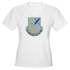 94BSB - A01 - 04 - DUI - 94th Bde - Support Battalion Women's V-Neck T-Shirt
