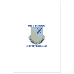 94BSB - M01 - 02 - DUI - 94th Bde - Support Battalion with Text Large Poster