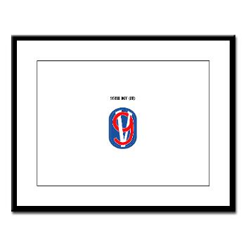 95DIT - M01 - 02 - SSI - 95th DIV (IT) with Text - Large Framed Print