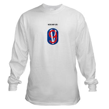 95DIT - A01 - 03 - SSI - 95th DIV (IT) with Text - Long Sleeve T-Shirt