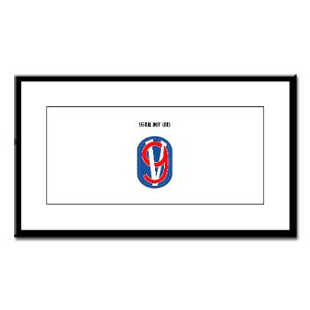 95DIT - M01 - 02 - SSI - 95th DIV (IT) with Text - Small Framed Print