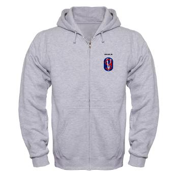 95DIT - A01 - 03 - SSI - 95th DIV (IT) with Text - Zip Hoodie
