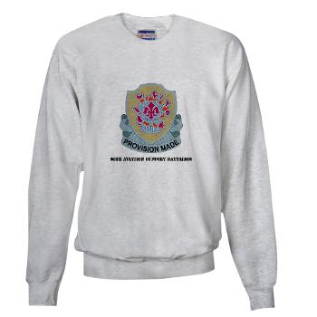 96ASB - A01 - 03 - DUI - 96th Aviation Support Bn with Text - Sweatshirt