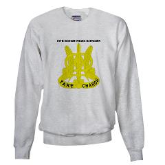 97MPB - A01 - 03 - DUI - 97th Military Police Bn with Text - Sweatshirt
