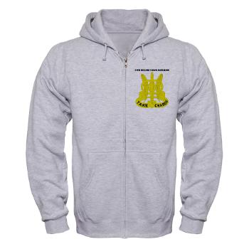 97MPB - A01 - 03 - DUI - 97th Military Police Bn with Text - Zip Hoodie