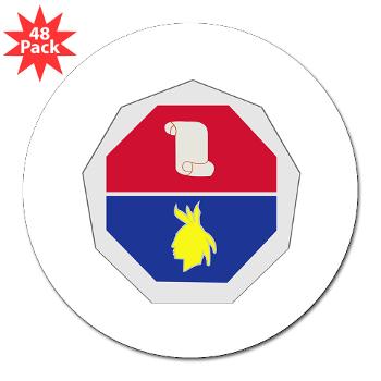 98ID - M01 - 01 - DUI - 98th Infantry Division - 3" Lapel Sticker (48 pk)