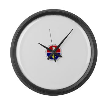 98ID - M01 - 03 - DUI - 98th Infantry Division - Large Wall Clock