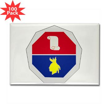 98ID - M01 - 01 - DUI - 98th Infantry Division - Rectangle Magnet (100 pack - Click Image to Close