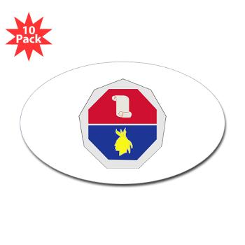 98ID - M01 - 01 - DUI - 98th Infantry Division - Sticker (Oval 10 pk)