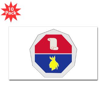 98ID - M01 - 01 - DUI - 98th Infantry Division - Sticker (Rectangle 10 pk)