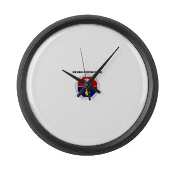 98ID - M01 - 03 - DUI - 98th Infantry Division Text - Large Wall Clock