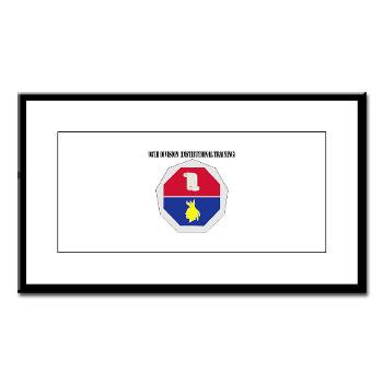 98ID - M01 - 02 - DUI - 98th Infantry Division Text - Small Framed Print