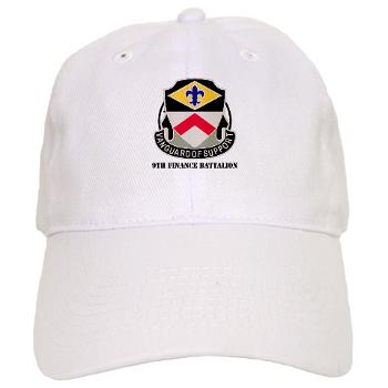 9FB - A01 - 01 - DUI - 9th Finance Battalion with Text - Cap