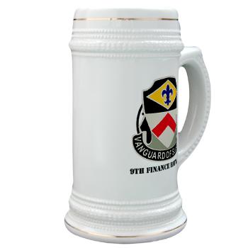 9FB - M01 - 03 - DUI - 9th Finance Battalion with Text - Stein