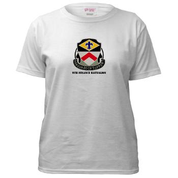 9FB - A01 - 04 - DUI - 9th Finance Battalion with Text - Women's T-Shirt