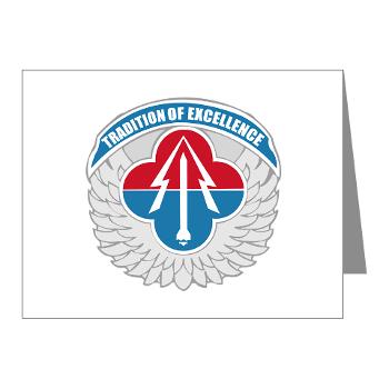 AAMC - M01 - 02 - Aviation and Missile Command - Note Cards (Pk of 20) - Click Image to Close