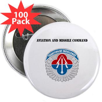 AAMC - M01 - 01 - Aviation and Missile Command with Text - 2.25" Button (100 pack)