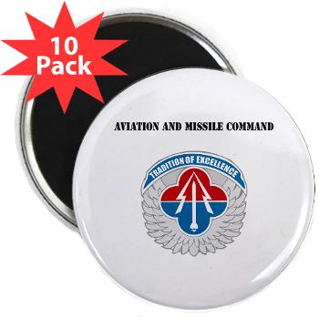 AAMC - M01 - 01 - Aviation and Missile Command with Texzt - 2.25" Magnet (10 pack)