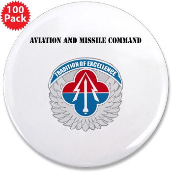 AAMC - M01 - 01 - Aviation and Missile Command with Text - 3.5" Button (100 pack)
