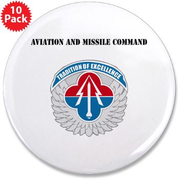 AAMC - M01 - 01 - Aviation and Missile Command with Text - 3.5" Button (10 pack)