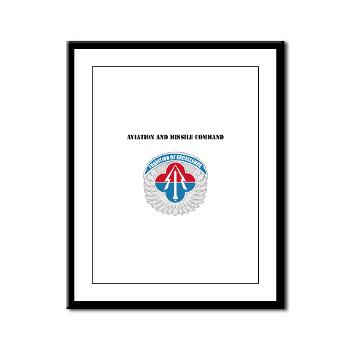 AAMC - M01 - 02 - Aviation and Missile Command with Text - Framed Panel Print