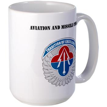 AAMC - M01 - 03 - Aviation and Missile Command with Text - Large Mug