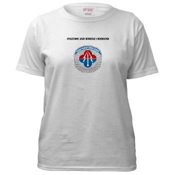AAMC - A01 - 04 - Aviation and Missile Command with Text - Women's T-Shirt