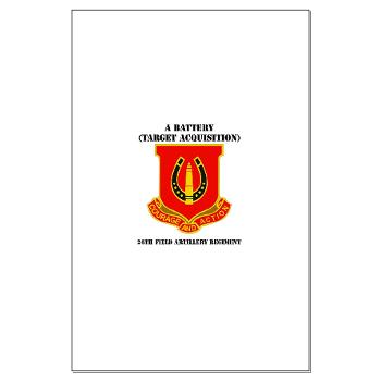 AB26FAR - M01 - 02 - DUI - A Battery (Tgt Acq) - 26th FA Regt with Text - Large Poster