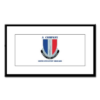 AC189IB - M01 - 02 - A Company - 189th Infantry Bde with Text - Small Framed Print - Click Image to Close