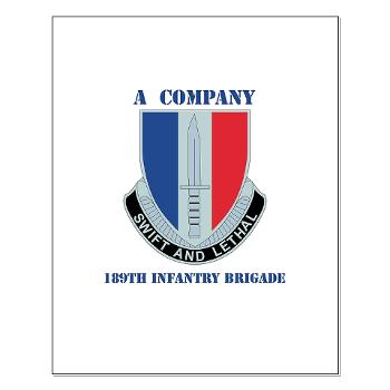 AC189IB - M01 - 02 - A Company - 189th Infantry Bde with Text - Small Poster