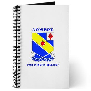 AC52IR - M01 - 02 - DUI - A Company - 52nd Infantry Regiment with Text Journal