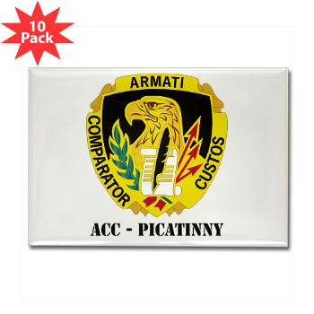 ACCP - M01 - 01 - DUI-ACC - Picatinny with Text Rectangle Magnet (10 pack) - Click Image to Close