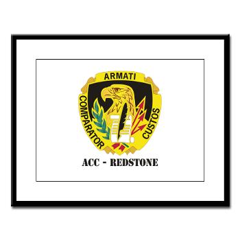ACCR - M01 - 02 - DUI - ACC - Redstone with Text - Large Framed Print