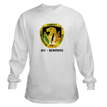 ACCR - A01 - 03 - DUI - ACC - Redstone with Text - Long Sleeve T-Shirt